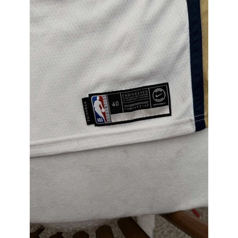Zion‎ Williamson #1 New Orleans Pelicans Nike NBA Swingman Jersey White Sz 40 S